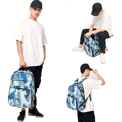 Image of BigTron Camouflage Backpack Stool Combo