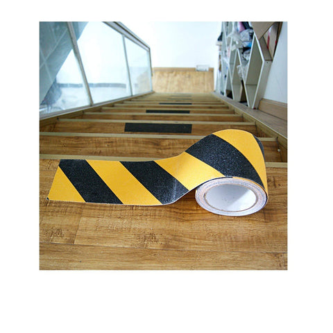 Image of BigTron 10cm x 5m Stark Rutschfeste Tapes Warnklebeband Anti-Rutsch-Klebeband f¨¹r Innen und Au?enbereich(Schwarz und Gelb) …