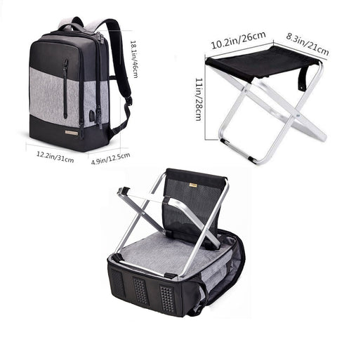 Image of BigTron Two-tone Backpack Stool Combo